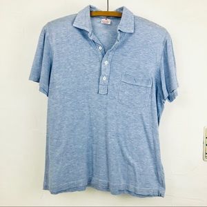 Napoleonerba “Indaco Line” Blue Polo Mens Medium